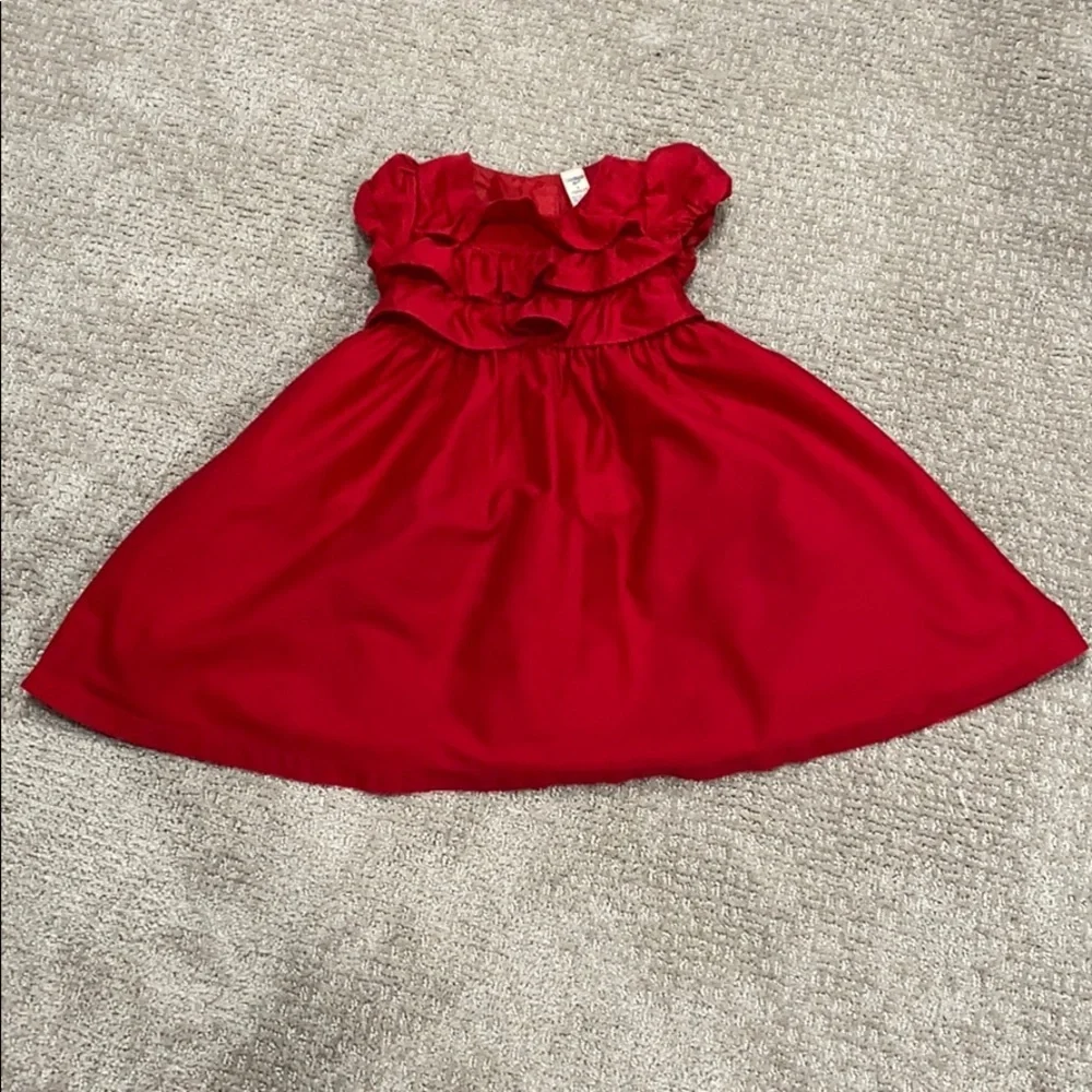 Oshkosh red Christmas holiday dress‎